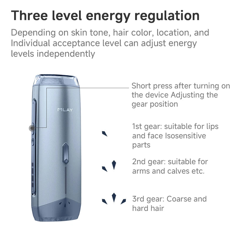 Mlay T18 ICE Cooling Hair Removal Device  IPL Laser For Women Men