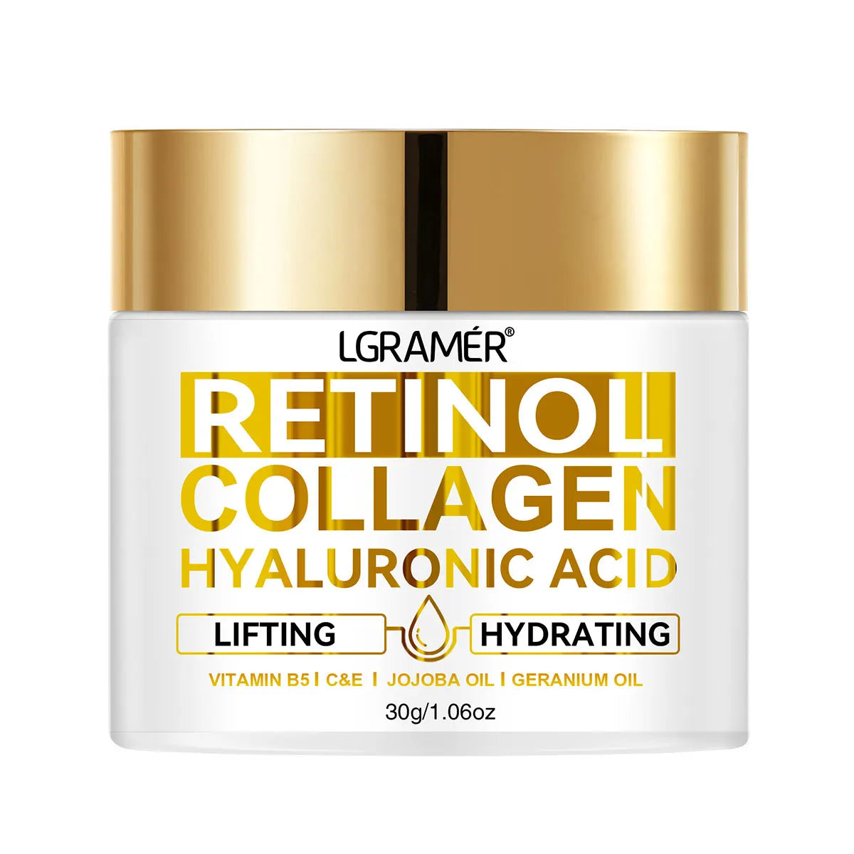 Retinol Face Cream with Hyaluronic Acid Collagen for Women and Men