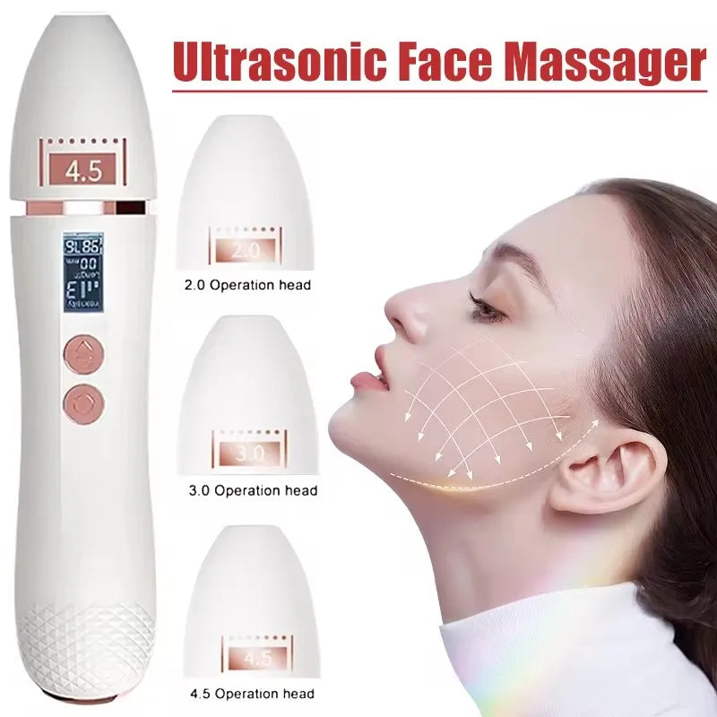 New 7D Mini Hifu Ultrasonic Face Lifting Massager
