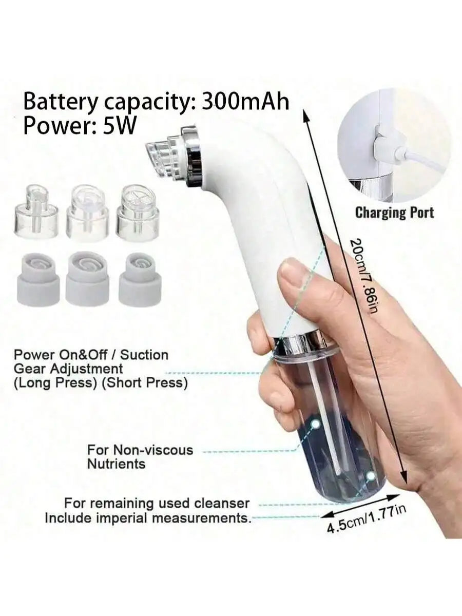 pore vacuum facial cleaner, blackhead remover,
