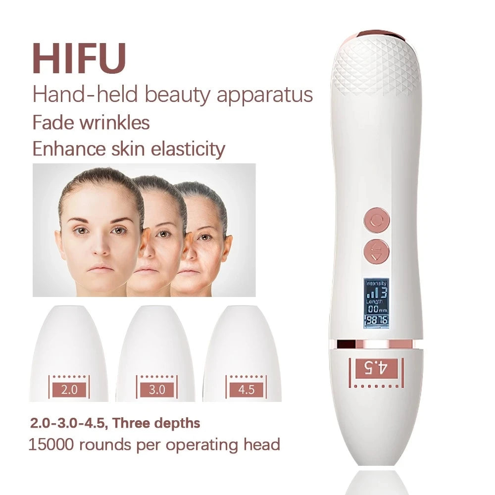 New 7D Mini Hifu Ultrasonic Face Lifting Massager