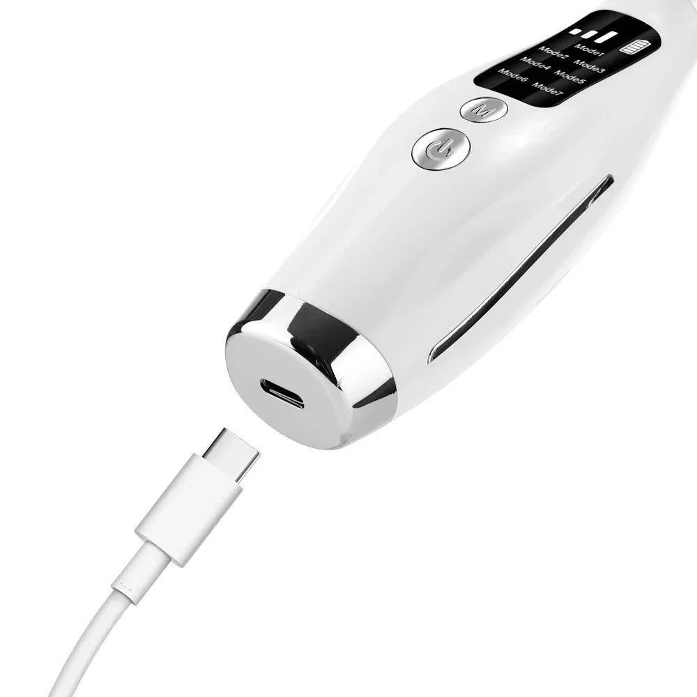 LED Light Therapy Face Neck Massager  Anti Wrinkle  Lifting