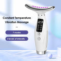 LED Light Therapy Face Neck Massager  Anti Wrinkle  Lifting