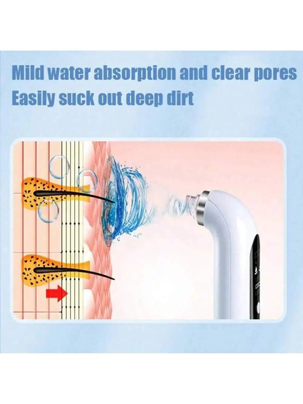 pore vacuum facial cleaner, blackhead remover,