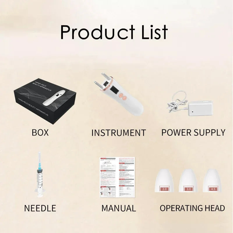 New 7D Mini Hifu Ultrasonic Face Lifting Massager